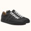 Hermes Boomerang Sneakers In Black Epsom Leather HD371gC81