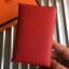 Hermes Calvi Card Holder In Red Epsom Leather HD405sg71