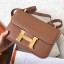 Hermes Constance 24 Handmade Bag In Gold Epsom Leather HD574Pu45