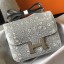 Hermes Constance 24cm Bag In Ombre Embossed Natural Lizard HD522Ha32