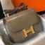 Hermes Constance 24cm Bag In Taupe Embossed Crocodile HD525yx89