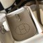 Hermes Evelyne III TPM Bag In Taupe Clemence Leather HD618us64