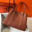 Hermes Garden Party 36 Bag In Gold Clemence Leather HD654lu18