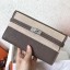 Hermes Kelly Classic Long Wallet In Etoupe Clemence Leather HD989Mc61