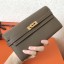 Hermes Kelly Classic Long Wallet In Taupe Epsom Leather HD997rN47