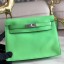 Hermes Kelly Danse Handmade Bag In Green Swift Leather HD694ju23