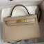 Hermes Kelly Mini II Sellier Handmade Bag In Trench Epsom Calfskin HD1146BM34