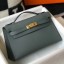 Hermes Kelly Pochette Bag In Vert Amande Epsom Leather HD1163OZ92
