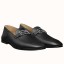 Hermes Men's Tenor Loafers In Black Calfskin HD1529ro99