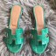 Hermes Oasis Sandals In Bamboo Shiny Niloticus Crocodile HD1618Xw85