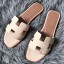 Hermes Oran Sandals In Beton Clemence Leather HD1714Yv36