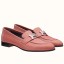 Hermes Paris Loafers In Pink Goatskin HD1789QX19