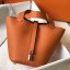 Hermes Picotin Lock 18 Bag In Orange Clemence Leather HD1803JB76