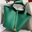Hermes Picotin Lock 22 Handmade Bag in Vert Vertigo Clemence Leather HD1886Ha32
