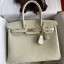 High Quality Fake Hermes Birkin 30 Handmade Bag In Craie Crocodile Niloticus Matte Skin HD146kU69