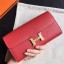 High Quality Hermes Constance Long Wallet In Red Epsom Leather HD551xJ94