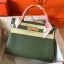 High Quality Hermes Kelly Retourne 28 Handmade Bag In Canopee Clemence Leather HD1245fd87