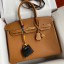 Imitation Best Hermes Birkin 35 Retourne Handmade Bag In Gold Epsom Calfskin HD240NP24