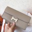 Imitation Hermes Constance Long Wallet In Grey Epsom Leather HD547Dl40