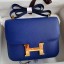 Imitation High Quality Hermes Constance 24 Handmade Bag In Blue Electric Epsom Calfskin HD503Bo39