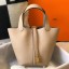 Knockoff AAAAA Hermes Picotin Lock 18 Bag In Trench Clemence Leather HD04Jc39