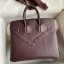 Knockoff Best Hermes Shadow Birkin 25 Limited Edition Bag In Chocolat Swift Calfskin HD1971sm35