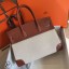 Knockoff Hermes Birkin 30cm Bag In Toile H Canvas With Barenia Leather HD224yN38