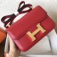 Knockoff Hermes Constance 24 Handmade Bag In Red Epsom Leather HD579FI62