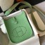 Knockoff Hermes Evelyne III TPM Bag In Vert Criquet Clemence Leather HD621kC27