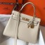 Knockoff Hermes Kelly 28cm Bag In Beton Clemence Leather GHW HD924no73