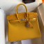 Knockoff Hermes Yellow Touch Birkin 30cm Bag Shiny Niloticus Crocodile Skin HD2092WW40