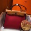 Luxury Hermes Herbag Zip 31cm Bag In Brown And Red HD748kp43