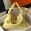 Replica Hermes Lindy 30cm Bag In Jaune Poussin Clemence Leather GHW HD1449ls37