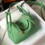Replica Hermes Lindy Mini Bag In Vert Criquet Clemence Leather GHW HD1471Os19