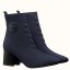 Replica Hermes Volver 60 Ankle Boot In Blue Knit HD2062YP94