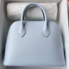 Copy Hermes Bolide 1923 25 Handmade Bag In Blue Brume Epsom Calfskin HD340Pf97