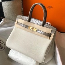 Fake Imitation Hermes Touch Birkin 30cm Limited Edition White Bag HD2028xI89