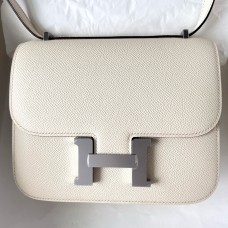 Hermes Constance 18 Handmade Bag In Nata Epsom Calfskin HD474xW68