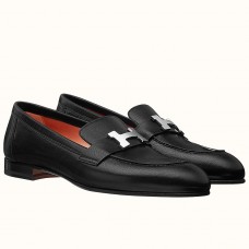 Hermes Paris Loafers In Black Goatskin HD1785hl54