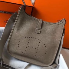 Knockoff Hermes Evelyne III 29 PM Bag In Tourterelle Clemence Leather HD608yK94