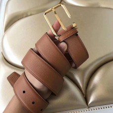 Luxury Hermes Lennox 40 MM Belt In Brown Epsom Leather HD1366UF26