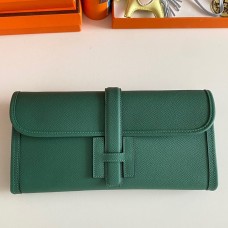 Replica Hermes Jige Elan 29 Clutch Bag In Malachite Epsom Leather HD823Hd81